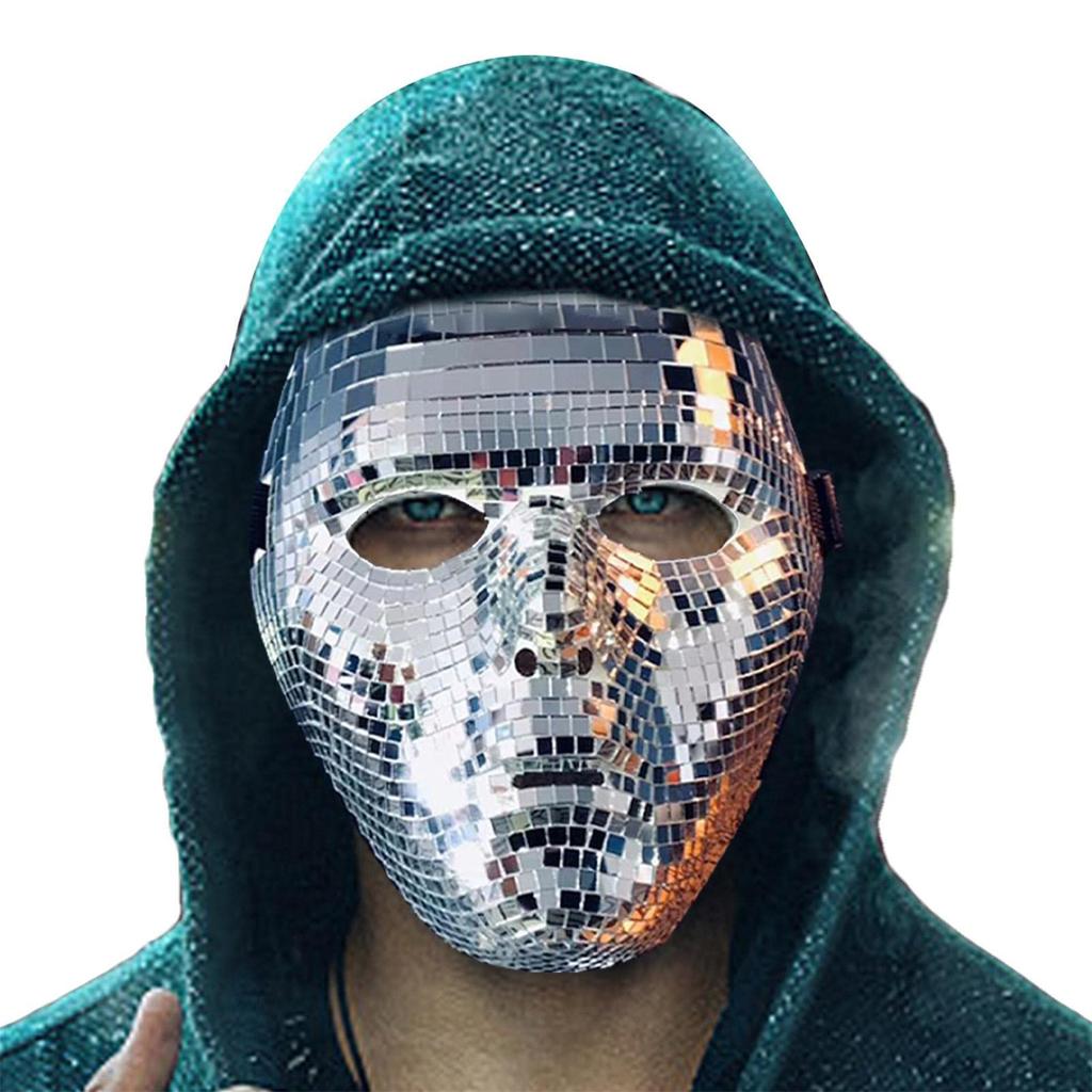 Ball Glitter Face Mask Festival Prop Household Decoration Supplies for Kid Girl Boys Party Background