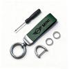 Car Hot Stamping Badge Keychain Zinc Alloy Keyring Accessories For MINI WORKS P One Cooper JCW R60 R59 R58 R57 R56 R55 R53 R52 F55