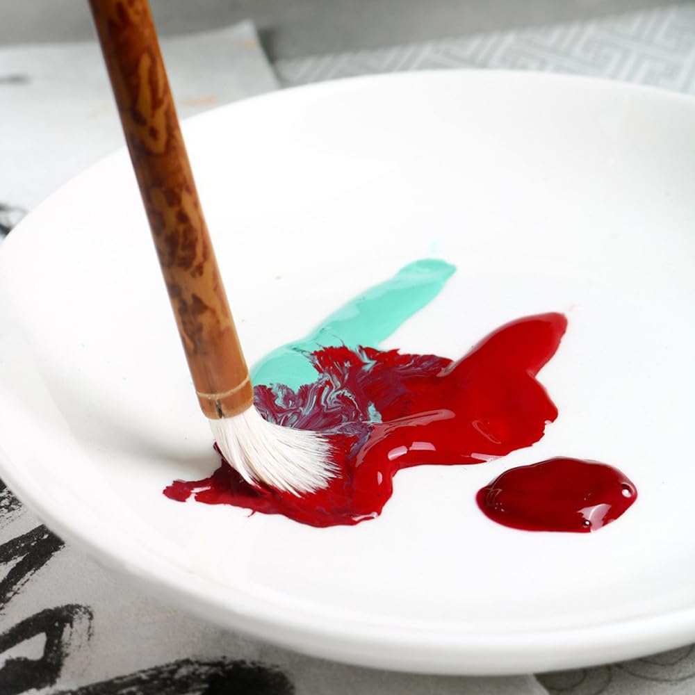 Paint Paint Small Dyeing Ink Art Oil Set of 10 Palette, Palette, 10cm, Container, Plate, Plate, Supplies, Paintings, Painting,