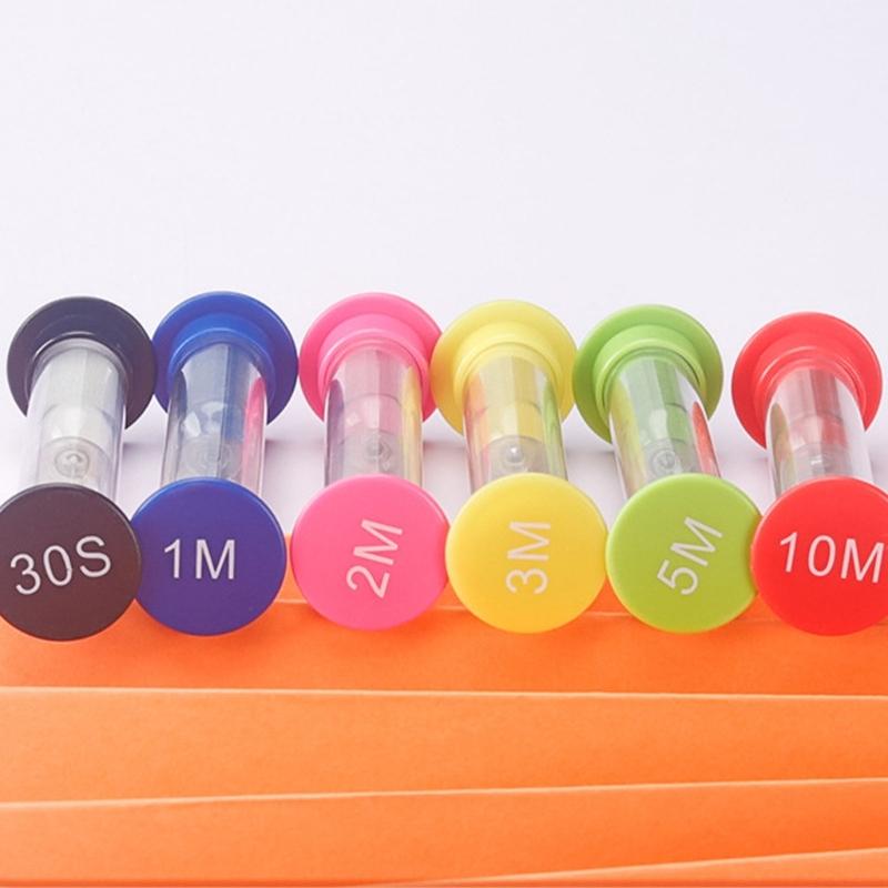 Easy Carry Adjustable Sand Timer Accurately Measure Time from Half Minutes to Ten Minutes Sandglasses Toothbrush Timer