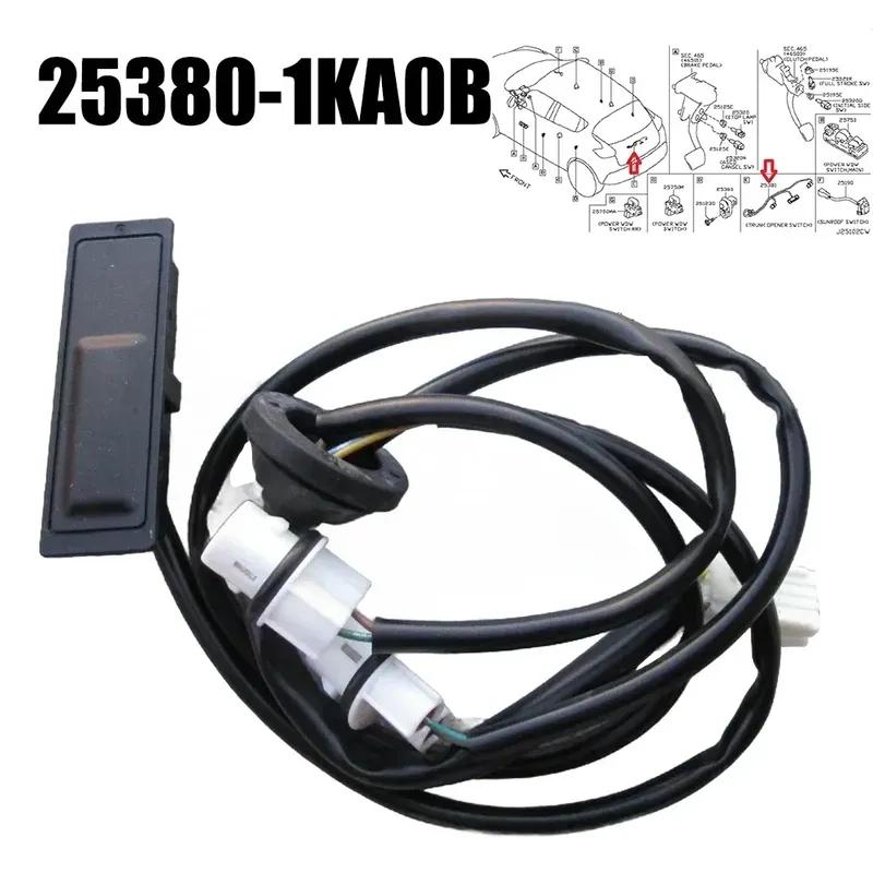 Car Trunk Switch Boot Release Opener Button Deck Lid Switch 25380-1KA0B For Nissan For Juke 2011 2012 2013 2014 2015