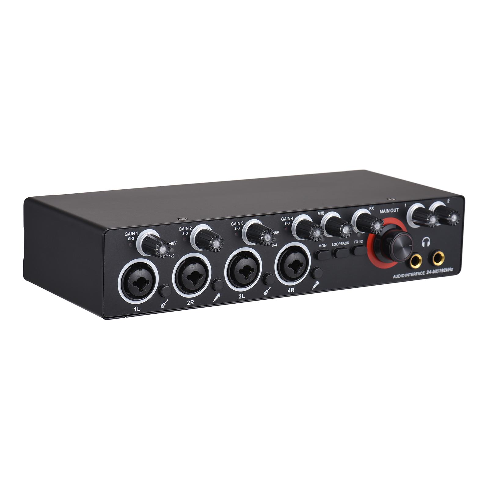 2 Channels Recording Sound Card with