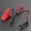 12V 24V 15A Vehicle Port Plug To Alligator Clip Power Cable For Car Battery And Outdoor Equipment 1m/2m