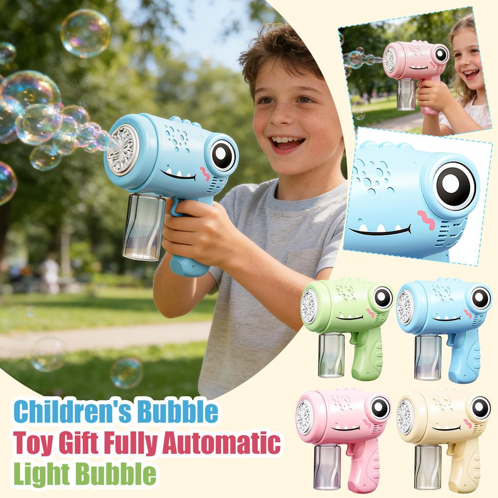 Children's Bubble Toy Gift Fully Automatic Light Bubble