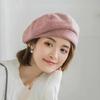 Autumn And Winter New Chitose Grid Beret British Retro Art Painter Hat Japanese Trendy Women's Beret Fashionable Warm Hat
