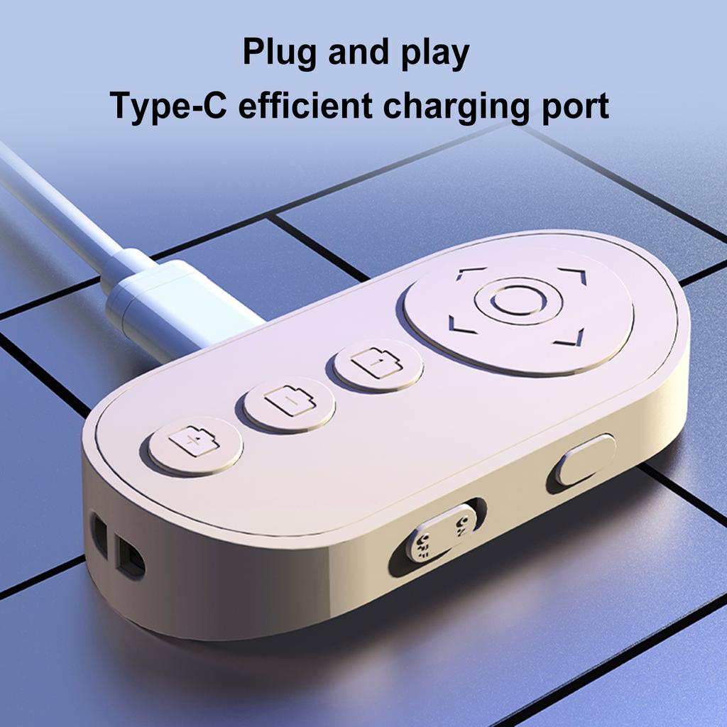 BT Camera Remote Shutter Smartphone Remote Clicker Wireless Video Scrolling Remote for Photo and Vlogging