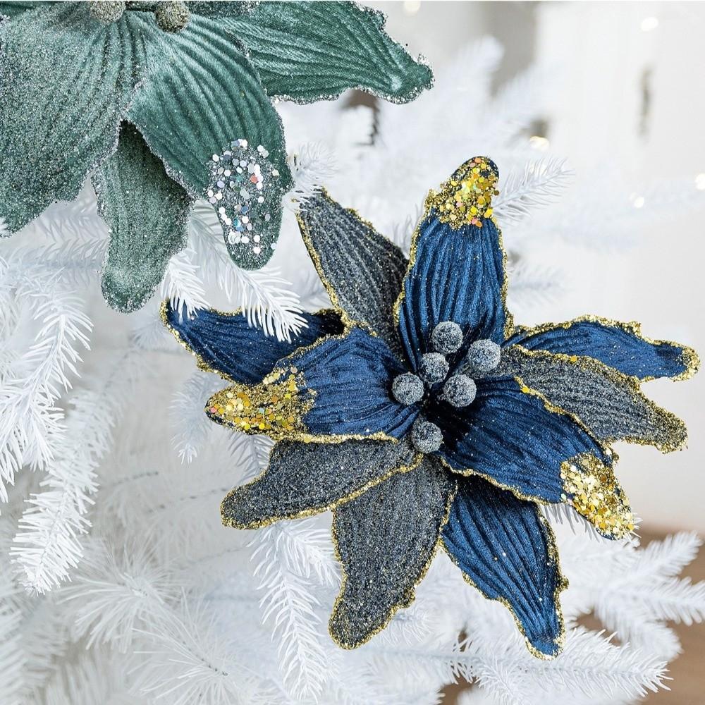 Vibrant Colors Artificial Xmas Flower Large Size Christmas Tree Wreath  Wedding Decor