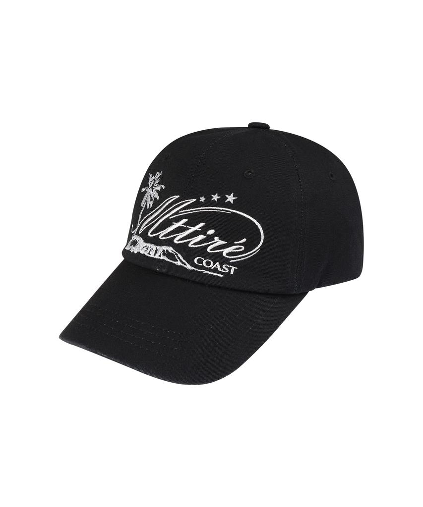 Matile Coast Washed Cap / Black