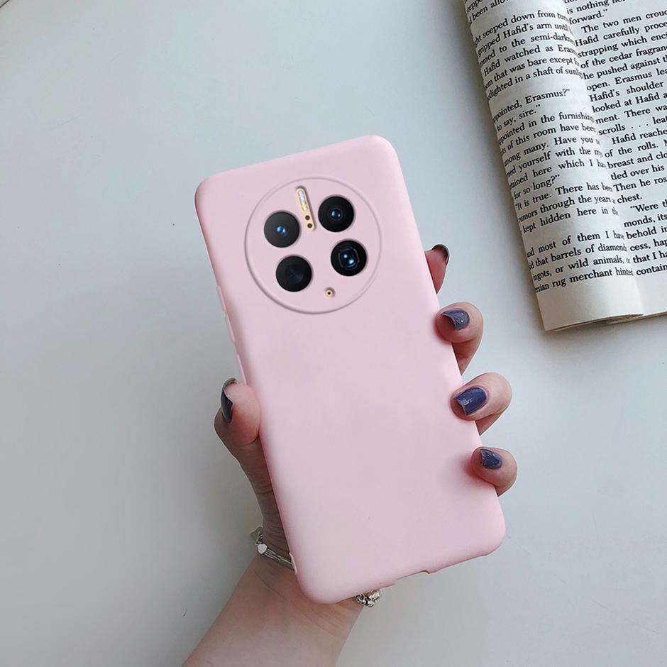 

For Huawei Mate50pro 4G Case Cute Cartoon Soft Silicone Back Cover For Huawei Mate 50 Mate50 Pro 50pro Shockproof Bumper Fundas Huawei Mate 50 Pro розовый