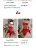 Festive Velvet Lingerie Nightgown & Role Play Set