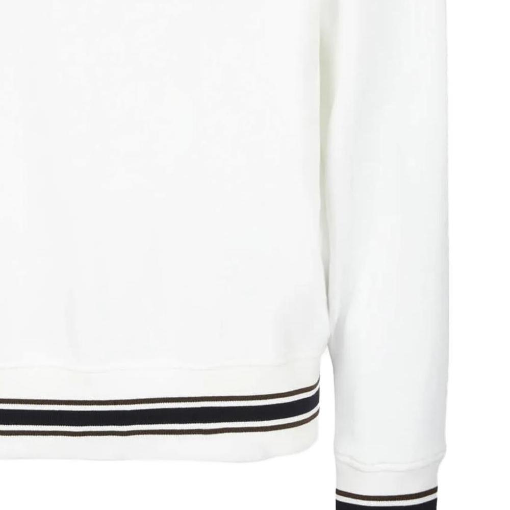 Armani Exchange Letter Round Neck Loose Long Sleeve Sweatshirt Men sweatshirt White 6RZMJE-ZJDPZ-1116