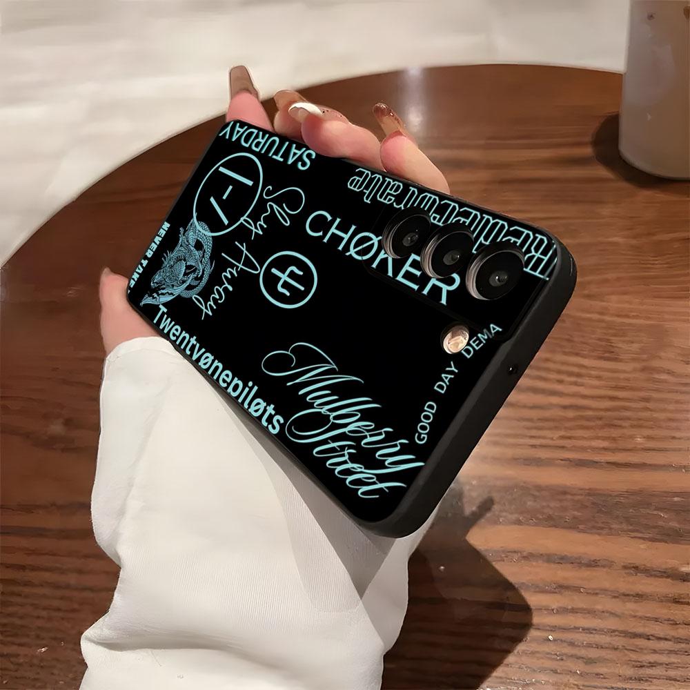 

T-Twenty One Pilots Phone Case For Samsung S26 S25 S24 FE S23 S22 S21 Plus S20 Ultra Note20Ultra Black Soft Shell Galaxy S21 Ultra 5G