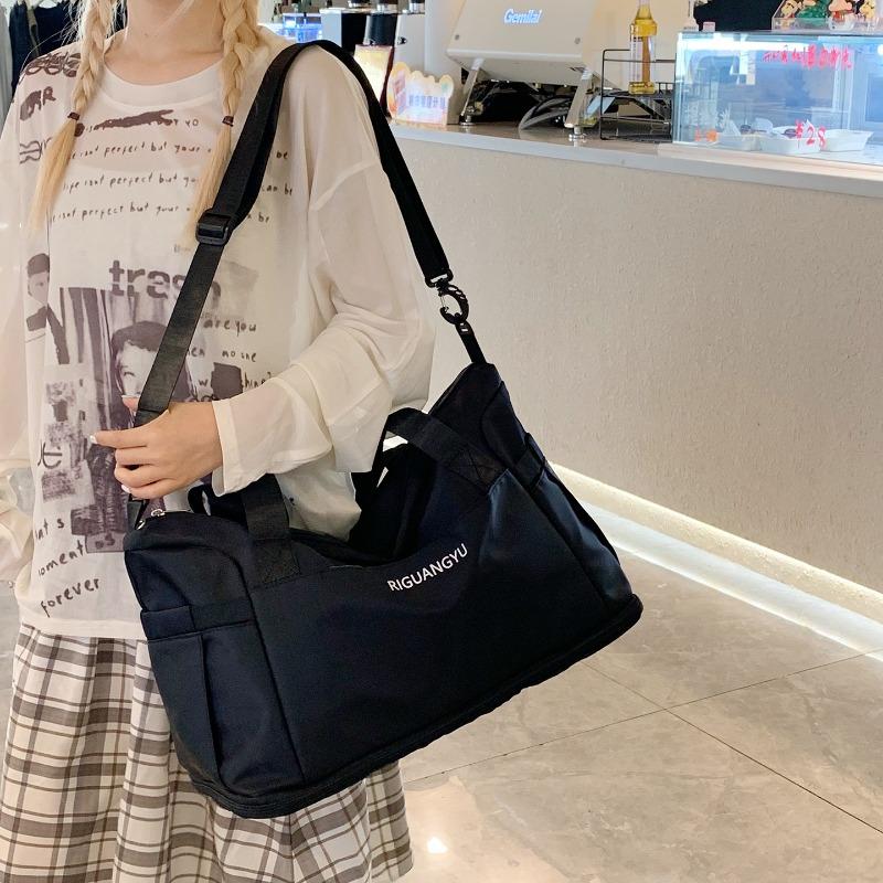 Large-capacity Travel Bag Women's Short-distance Business Trip Boarding Diagonal Span Luggage Bag Men's Fashion Swimming Yoga Fitness Bag