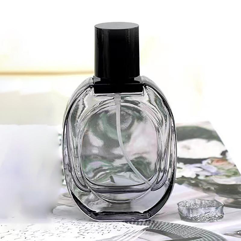 50Ml Portable Perfume Spray Bottle Refillable Glass Spray Empty Bottle Instead Of Travel Cosmetics Large Capacity Press Type