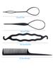 4 Pcs Hair Braiding Tool, DIY Hair Styling Tool, Braid Tool Loop for Hair Braid Styling