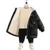 Boys' Velvet Lined Lambskin Winter Cotton Jacket