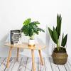 Seagrass Belly Basket with Handles Multipurpose Wicker Storage Basket Laundry Garden Decorative Storage Organizer