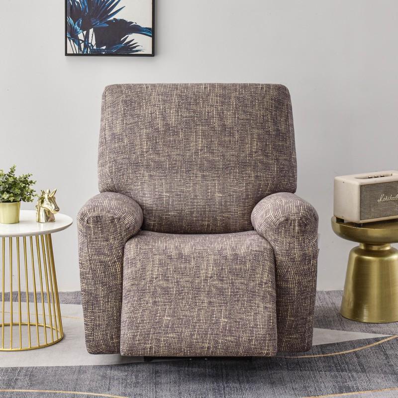 Stretch Recliner Cover 4Pieces/Set Chair Slipcovers Non Slip Slipcover Recliner Furniture Protector For Living Room