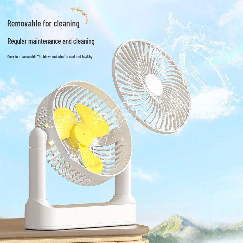Portable USB Silent High-Power Mini Fan for Office, Dorm, and Camping
