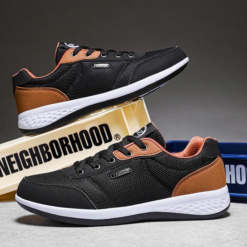 

Yrzl Mens Breathable Sneakers Lightweight Comfortable Men Running Shoes Non-Slip Durable Soft Casual Outdoor Sports Shoes 38