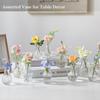 10/20Pcs Glass Bud Vases Clear Hydroponic Small Flower Vase for Centerpieces for Table Wedding Home Party Decoration