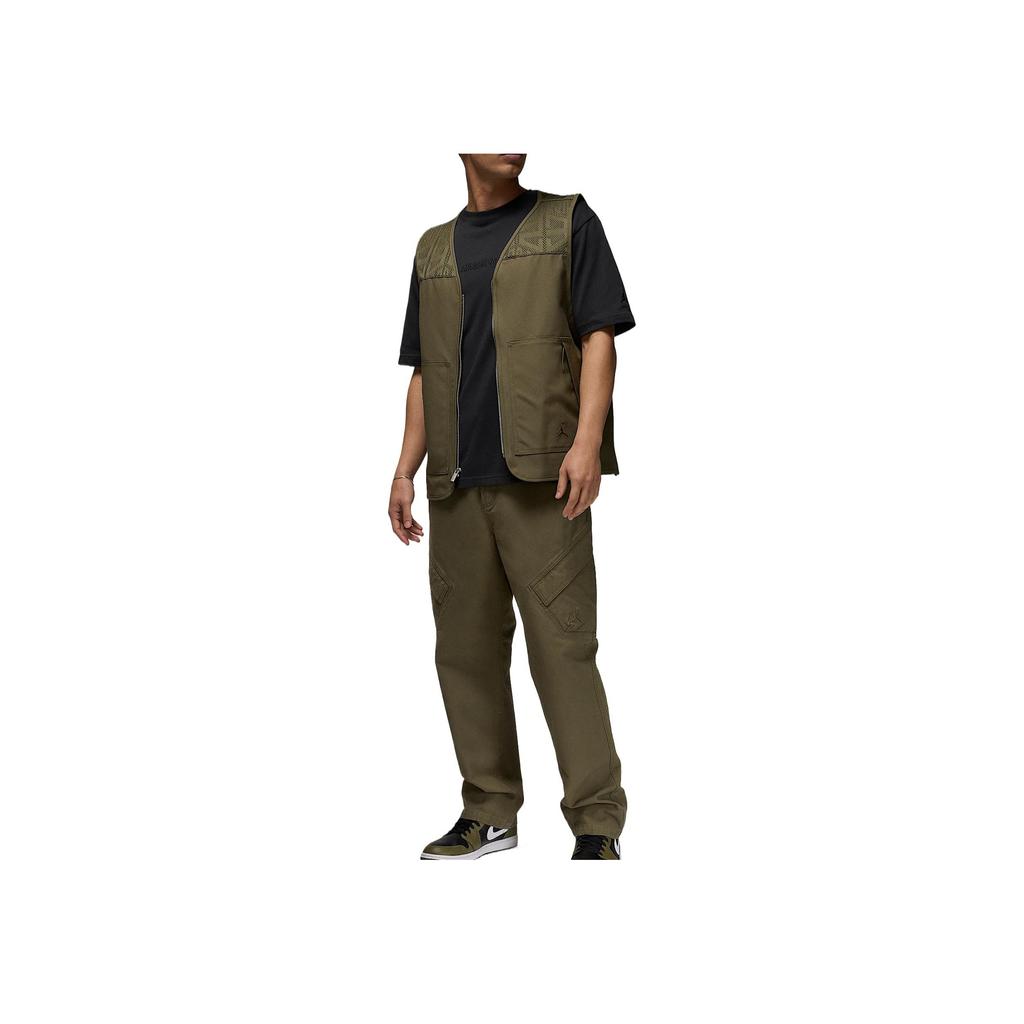 Jordan Essentials Casual Minimalist Fashion Vest Men vest Army-Green HF9327-222
