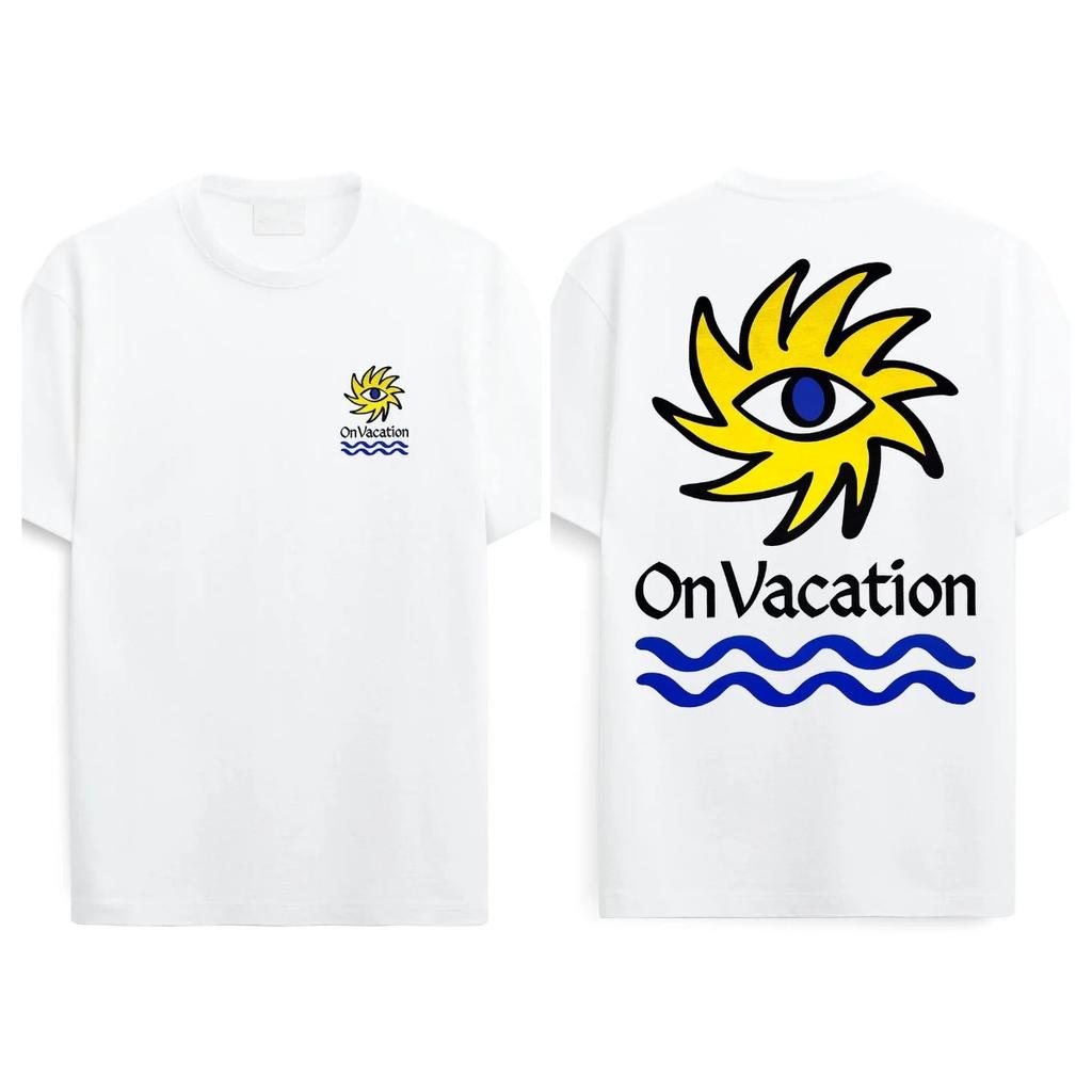 Outdoor Surfing Fashion Sports Summer Printed Cotton Short-sleeved Crew Neck High Quality  Top Casual Loose T-shirt Unisex