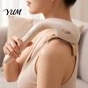Ergonomic Self Massage Device for Upper Back Neck Shoulder Massager with Long Handle, Cordless Rechargeable Deep Kneading Shiatsu Tension Lightweight