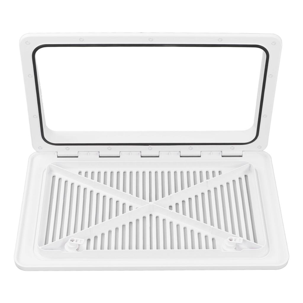 RV Exhaust Fan Grille 574x360x48mm Air Outlet Ventilation Fan Cover for Camper RV Trailer Boat Yacht