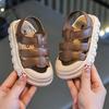 Children's Sandals Men's Summer Slippers-year-old Soft-soled Non-slip Children's Sports Leather Beach Sandals Baby Toddler Shoes