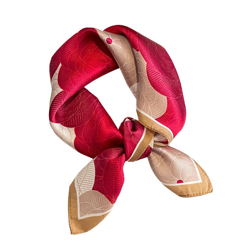 Fashion Real Pure Silk Headscarf Square Scarf For Women Shawl Foulard Hijab Neckerchief Wrap Bandana Neck Bufanda Echarpe