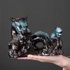 1 Set, Creative Lazy Tea Set, Semi-automatic Dragon Teapot, Magnetic Rotating Water-conducting Tea Set, Chinese Kung Fu Tea Set
