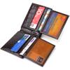 Small Men's Wallet Made of Genuine Textured Leather CANPELLINI Purse 21522 Brown