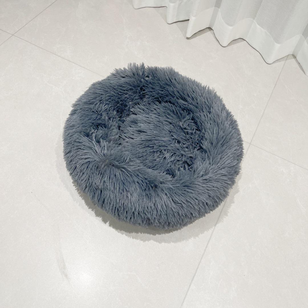 

Зимове тепле гніздечко для домашніх тварин (міжнародне): Затишний спальний мішок для котів, їжаків та кроликів Dark Gray