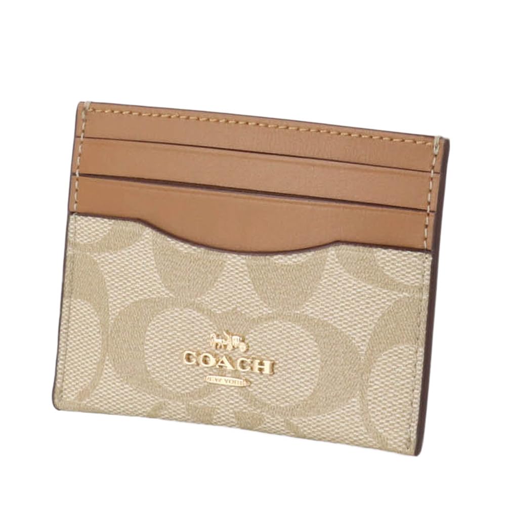 

Чехол для карт CH415 SVW1P Signature Outlet Accessories Light Khaki Light [Coach] женский (Седло IMVHK) [Использовал]