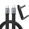 240W Data Cord 3 4 5 USB 5.0 USB C To C Data Transfer Cable With Fast Charging Cable for Desk USB Type-C For iPhone MacBook