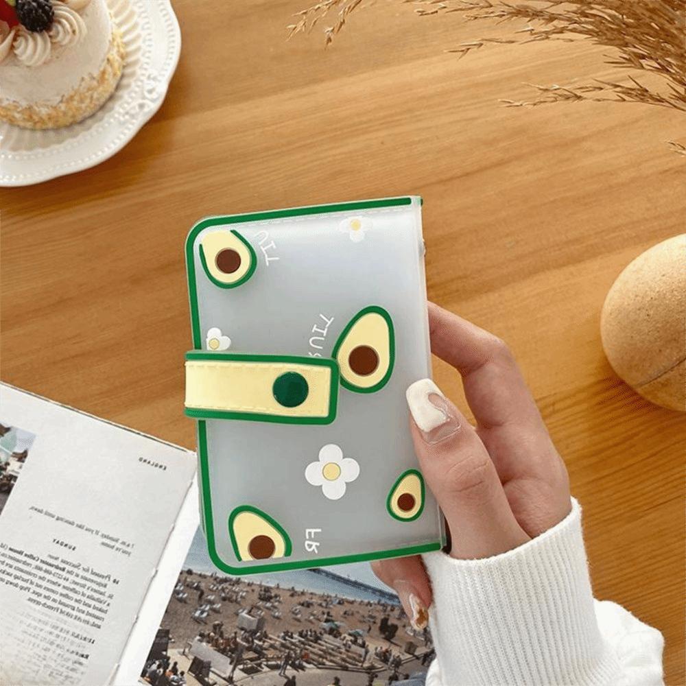 20 Bit Men Matte Transparent Credit Card Box Cartoon Card Holder Card Bag Credit Card Pocket