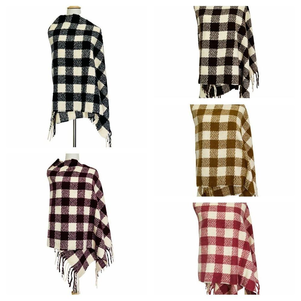 Coldproof Wool Tassel Scarf Korean Style Women Cashmere Shawl Winter Cashmere Scarves  Female