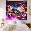 Kimetsu No Yaiba Wall Decor Tapestry Art For Pet Memorial Birthdaywedding Party Backdrop Family Gift