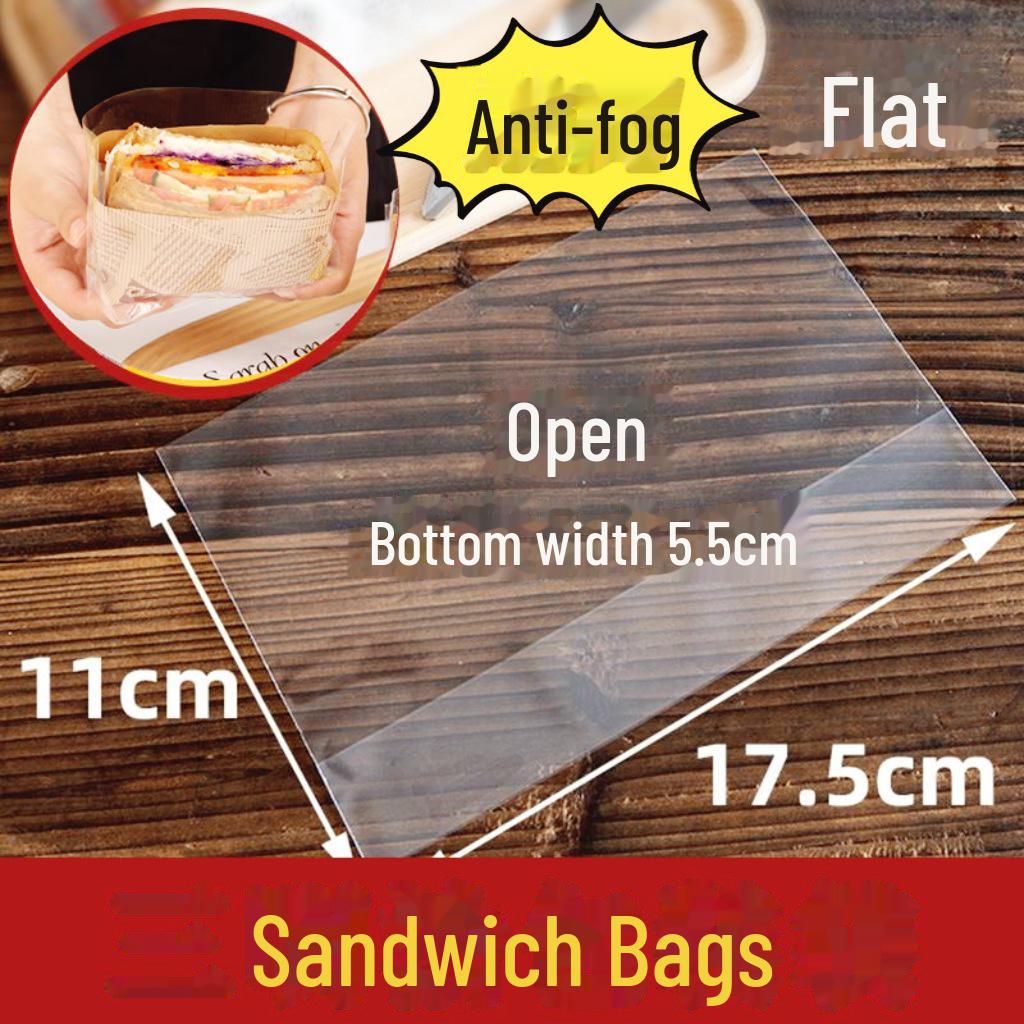 Clear Food-Grade Ziplock Bags for Sandwiches and Bread