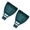 1 Pair Leaf Scoops and Claws Sturdy Ergonomic Grip Hand Held Garde Leaf Rake for Lawn Grass Removal