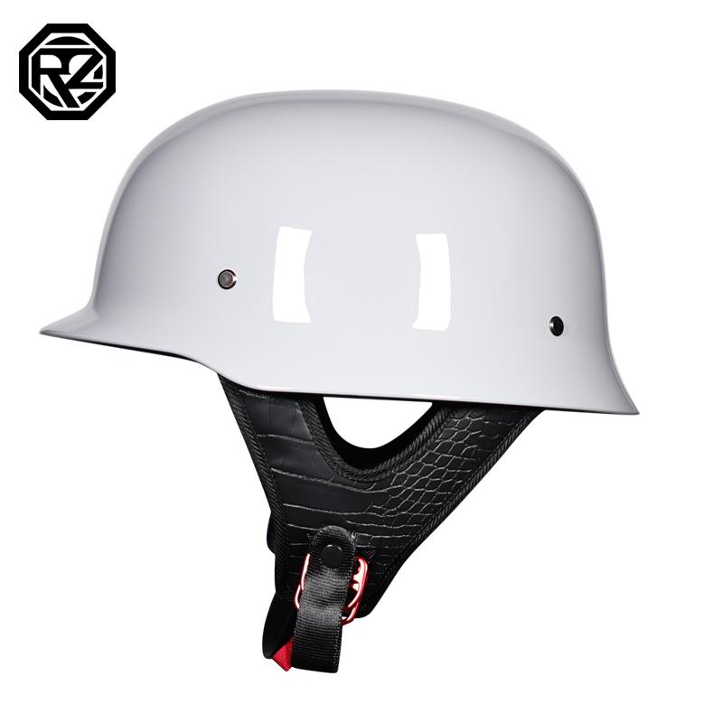 World War II German Style Motorcycle Helmet Capacetes Open Face Retro Cascos Para Moto