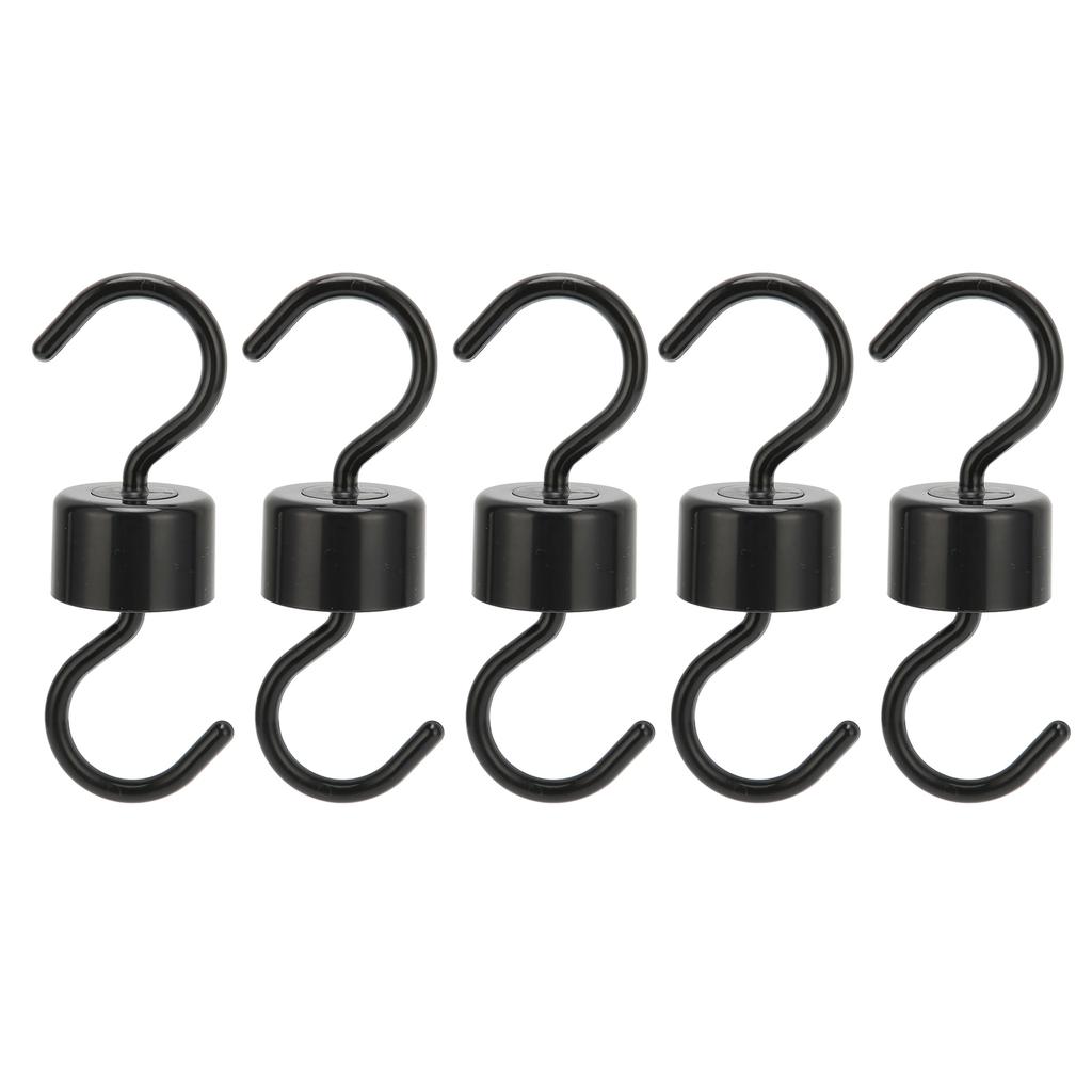 5Pcs Bird Feeder Hooks Black ABS Sturdy Easy Install Beautiful Ant Prevention Hooks for Garden