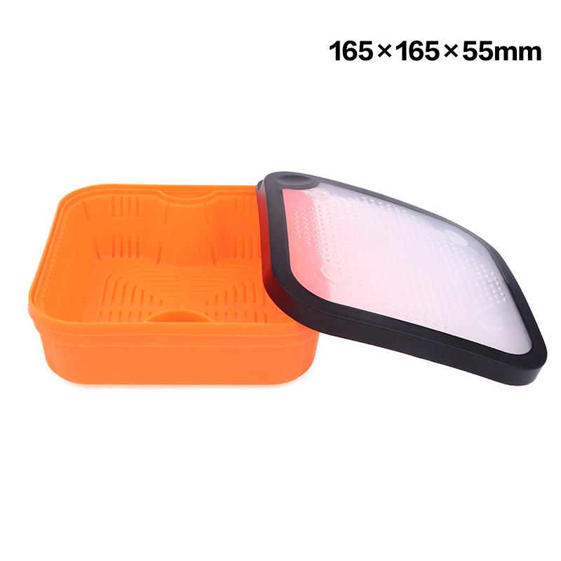 

Ящик для живой наживки Ящик для рыболовных снастей Рыболовный ящик с внутренней рамой Инструмент для хранения рыболовных снастей на открытом воздухе Ящик для наживки с красным червем и дождевым червем 165×165×55mm