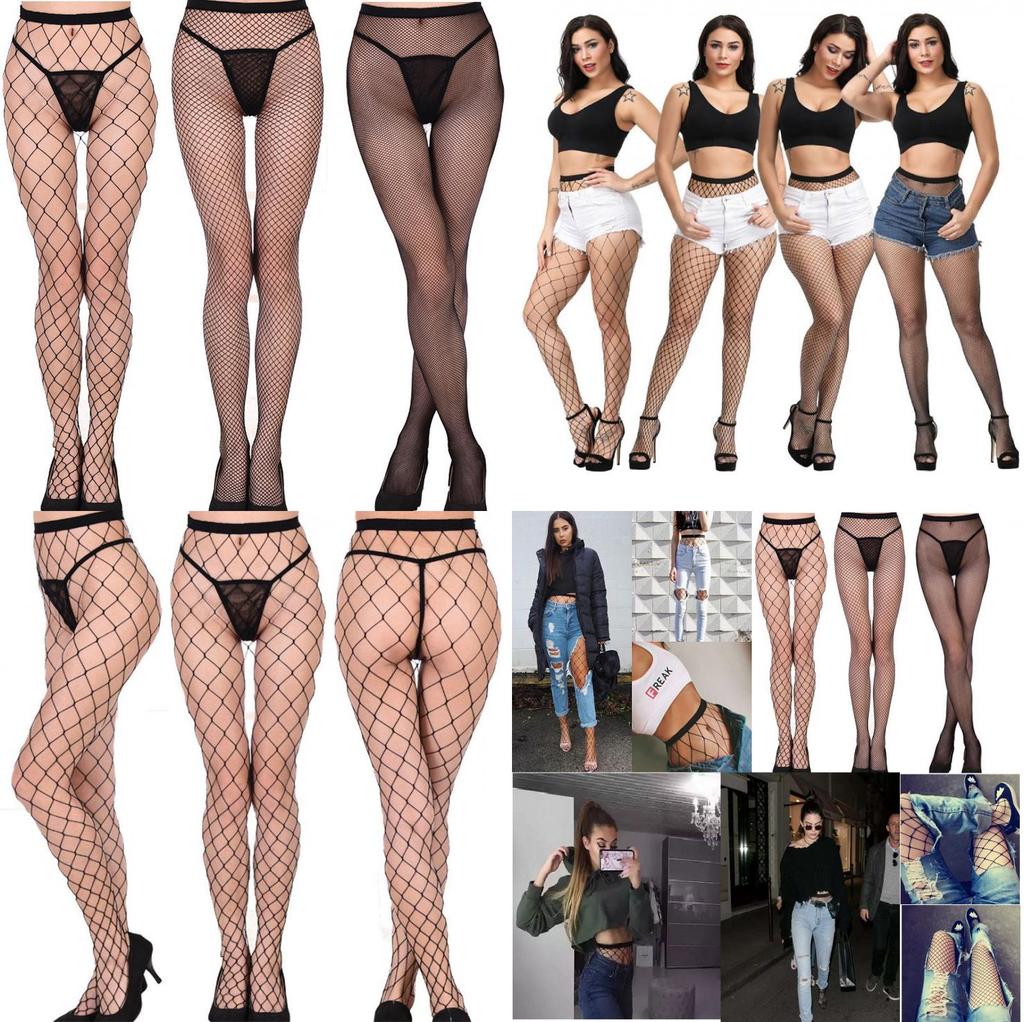 Elegant Fishnet Stockings Large And Small Mesh Ultra-sheer Tights For Women