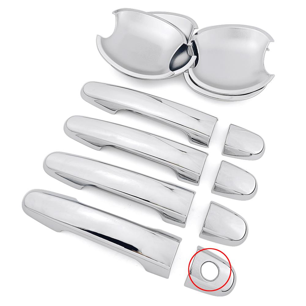 Pentru Toyota Highlander 2001-2007 cromat mâner ușă capac Trim & ușă bol capac mașina styling decora 2002 2003 2004 2005 2006