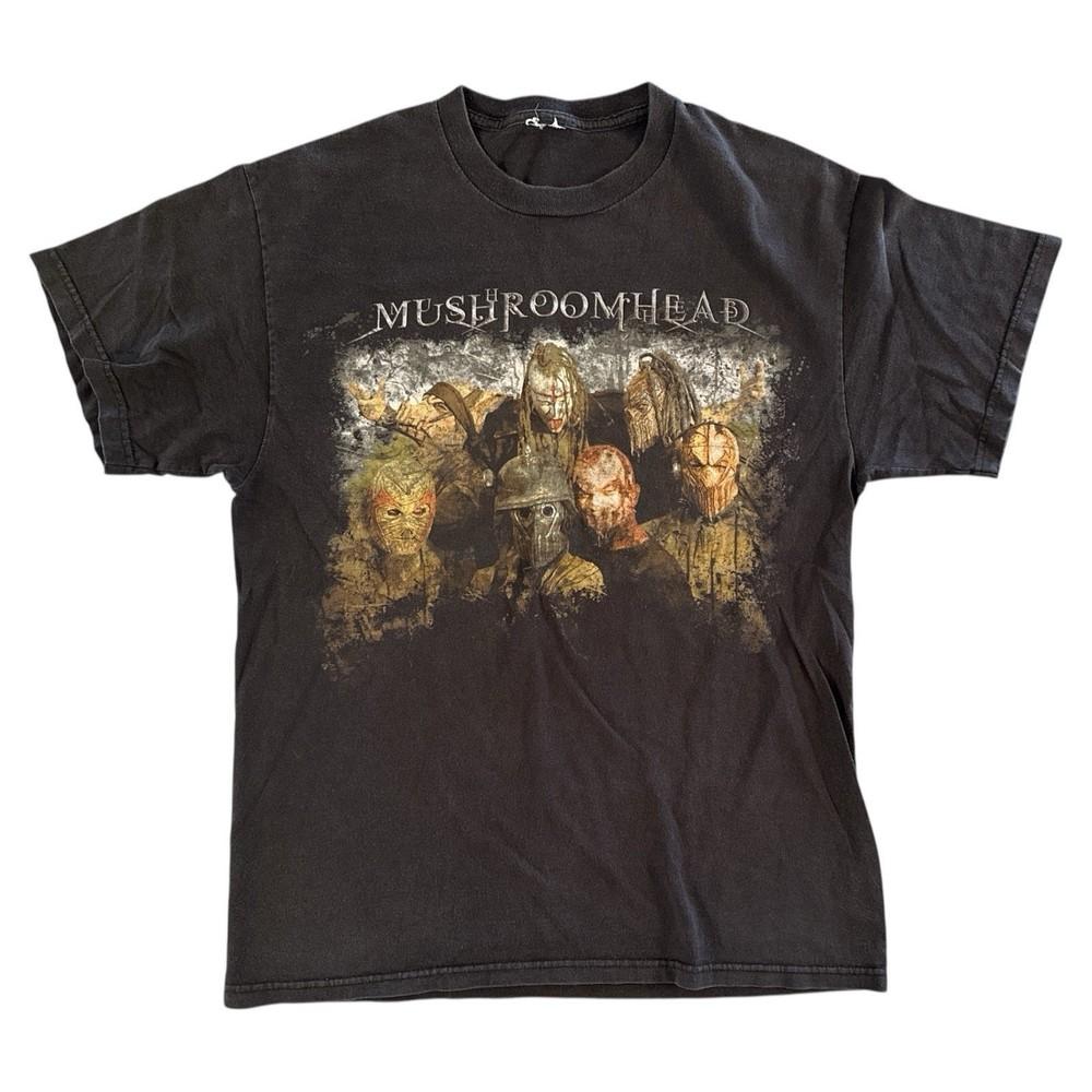 Black Color Mushroomhead Shirt Unisex Concert S5XL R65 Unisex T-Shirt S