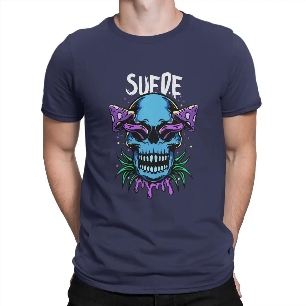 Men Popular British Rock Bands T Shirts Suede Cotton Clothes Awesome Short Sleeve Round Collar Tee Shirt Printing T-Shirts