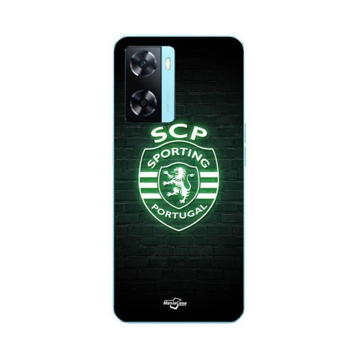 Coque pour Oppo A57 4G SCP SPORTING PORTUGAL LUMINEUX FOND NOIR Maniacase
