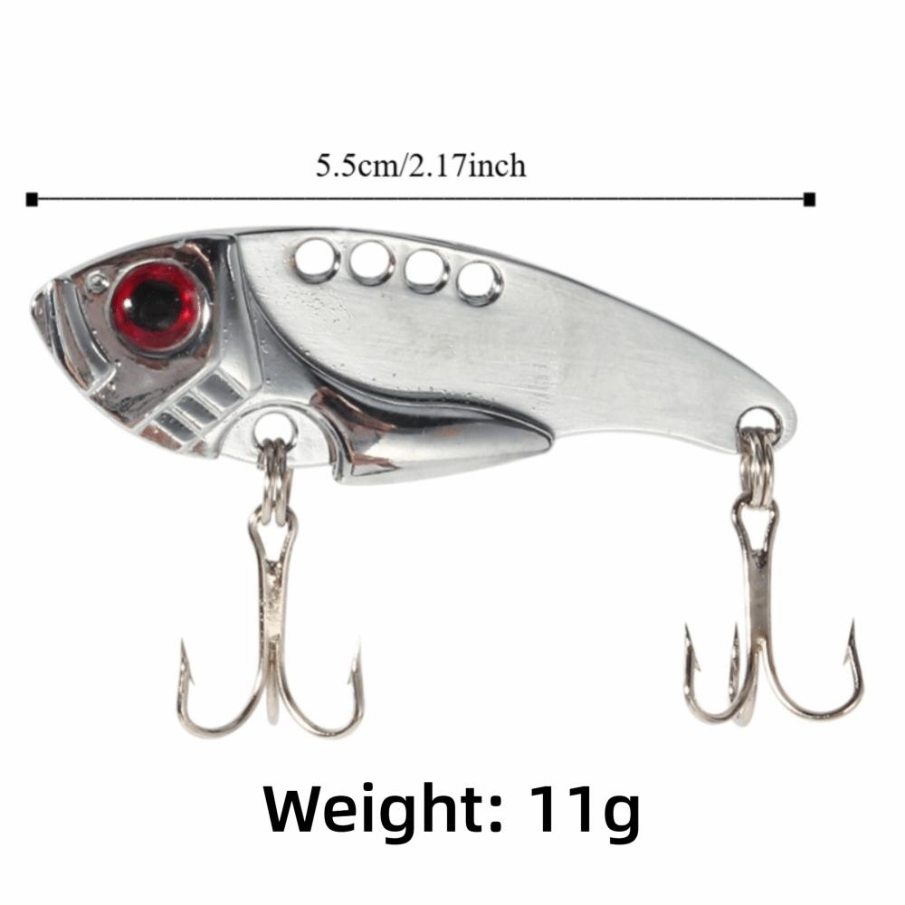 4 Pcs 11g VIB Fishing Lures 55mm Topwater Baits Durable Crank Baits  Bass Fishing